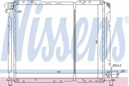 Радиатор, охлаждение двигателя NISSENS купить
