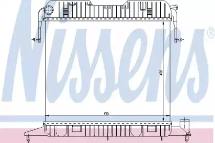 Радиатор, охлаждение двигателя NISSENS купить