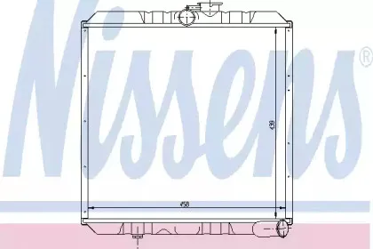 Радиатор, охлаждение двигателя NISSENS купить