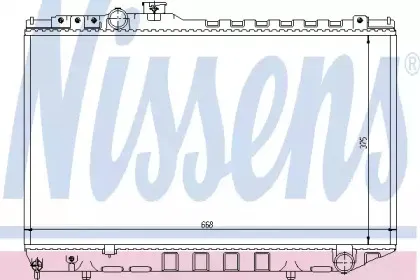 Радиатор, охлаждение двигателя NISSENS купить