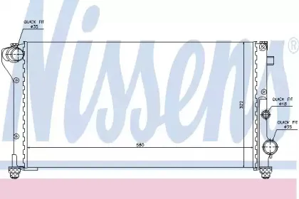 Радіатор охолоджування NISSENS купить
