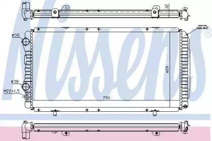 Радіатор охолоджування NISSENS купить