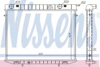 Радіатор охолоджування NISSENS купить