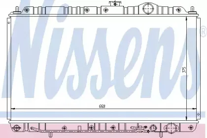Радиатор, охлаждение двигателя NISSENS купить