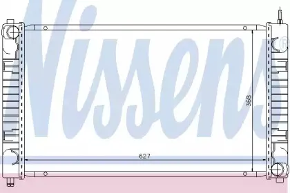 Радиатор, охлаждение двигателя NISSENS купить