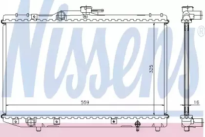 Радиатор, охлаждение двигателя NISSENS купить