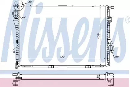 Радіатор охолоджування NISSENS купить
