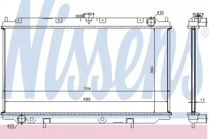 Радіатор охолоджування NISSENS купить
