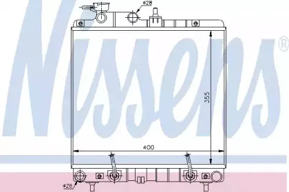 Радиатор, охлаждение двигателя NISSENS купить