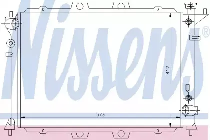 Радиатор, охлаждение двигателя NISSENS купить