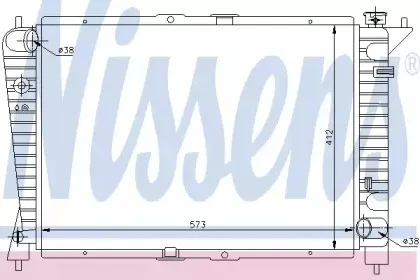 Радиатор, охлаждение двигателя NISSENS купить