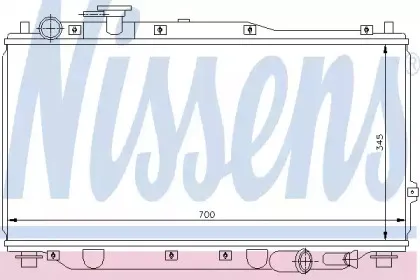 Радиатор, охлаждение двигателя NISSENS купить