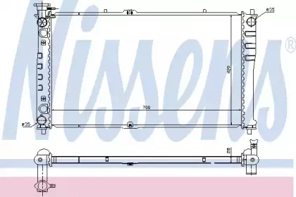 Радіатор охолоджування NISSENS купить