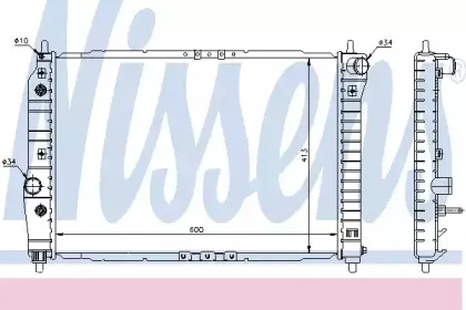 Радіатор охолоджування NISSENS купить
