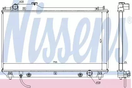 Радіатор охолоджування NISSENS купить