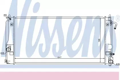 Радиатор, охлаждение двигателя NISSENS купить