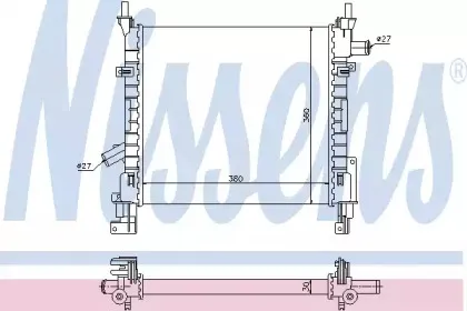 Радиатор, охлаждение двигателя NISSENS купить