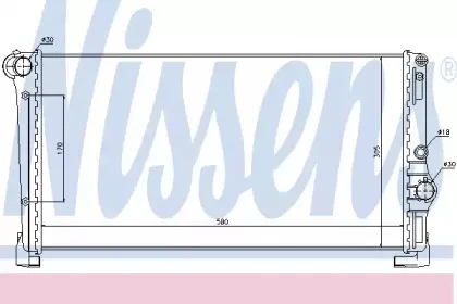 Радиатор, охлаждение двигателя NISSENS купить