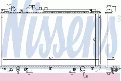 Радіатор охолоджування NISSENS купить
