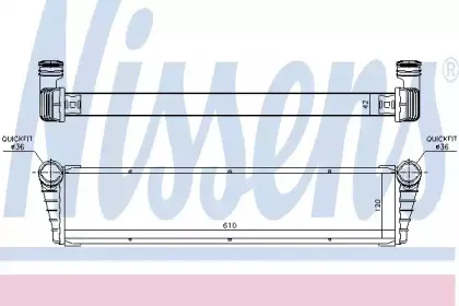 Радиатор, охлаждение двигателя NISSENS купить