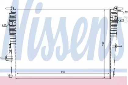 Радіатор охолоджування NISSENS купить