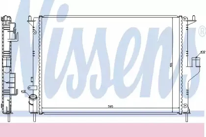 Радіатор охолоджування NISSENS купить