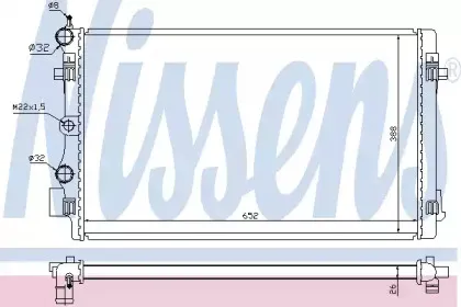 Радіатор охолоджування NISSENS купить