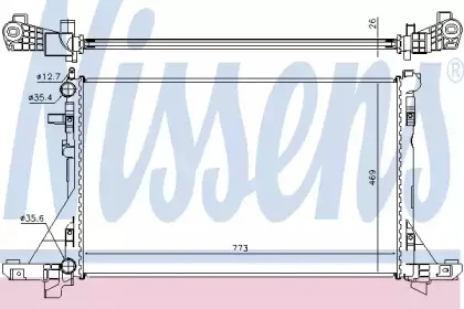 Радіатор охолоджування NISSENS купить