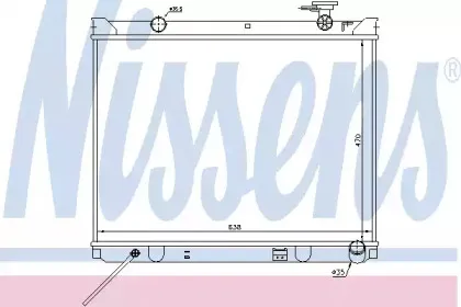 Радіатор охолоджування NISSENS купить