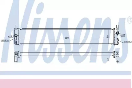 Радиатор, тяговый аккумулятор NISSENS купить