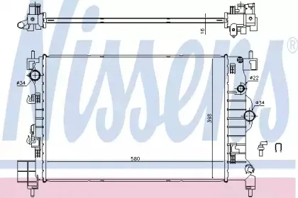 Радіатор охолоджування NISSENS купить