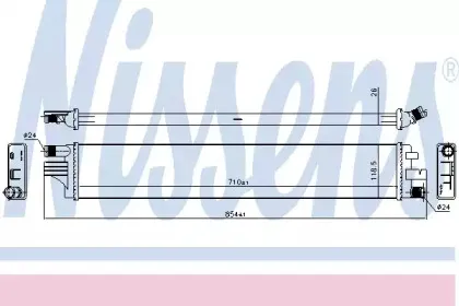 Радіатор охолоджування NISSENS купить