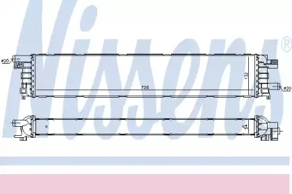 Радіатор охолоджування NISSENS купить