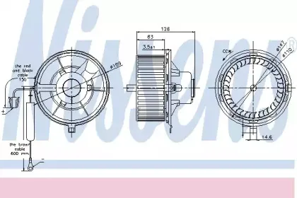 Вентилятор салона NISSENS купить
