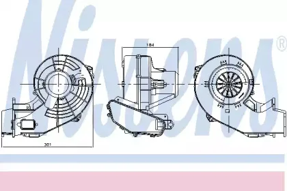 Вентилятор салона NISSENS купить