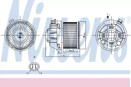 Вентилятор салона NISSENS купить