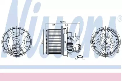 Вентилятор салона NISSENS купить