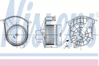 Вентилятор салона NISSENS купить