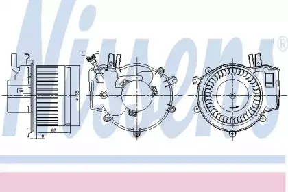 Вентилятор салона NISSENS купить