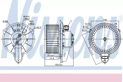 Вентилятор салона NISSENS купить