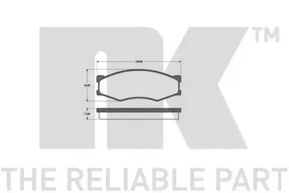 Комплект тормозных колодок, дисковый тормоз NK купить