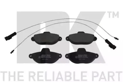 Комплект тормозных колодок, дисковый тормоз NK купить