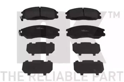 Комплект тормозных колодок, дисковый тормоз NK купить