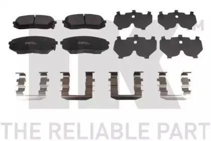 Комплект тормозных колодок, дисковый тормоз NK купить