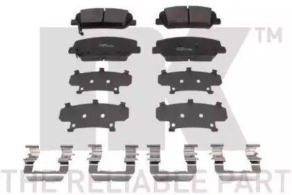 Комплект тормозных колодок, дисковый тормоз NK купить