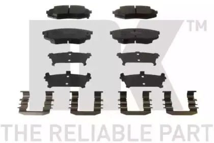 Комплект тормозных колодок, дисковый тормоз NK купить