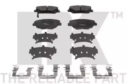 Комплект тормозных колодок, дисковый тормоз NK купить