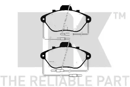 Комплект тормозных колодок, дисковый тормоз NK купить