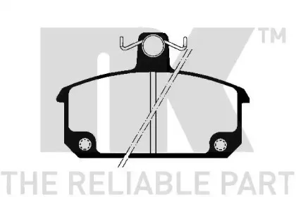 Комплект тормозных колодок, дисковый тормоз NK купить
