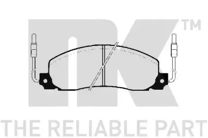 Комплект тормозных колодок, дисковый тормоз NK купить